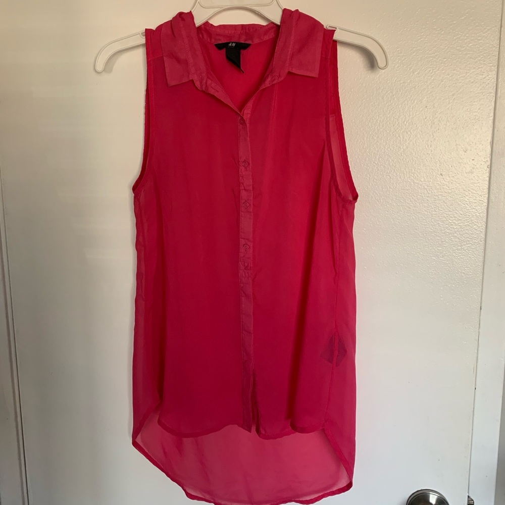 Pink Sheer Shirt